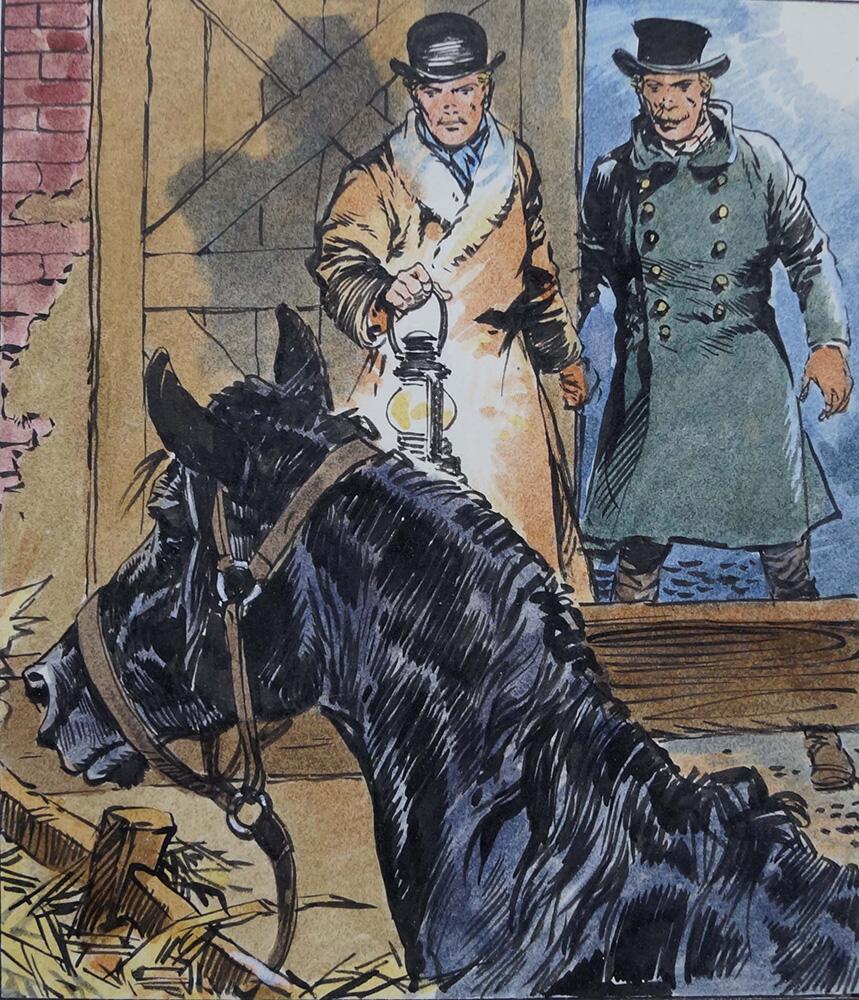 Black Beauty - By Torchlight art by Carlos Roume