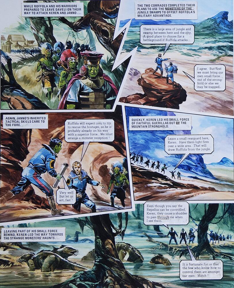Left Hand Page art by Gerry Wood