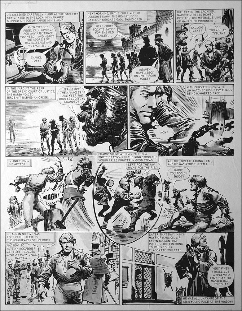 2nd page of episode art by Carlos Roume