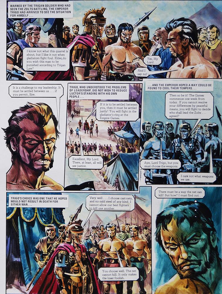 Right Hand Page art by Gerry Wood