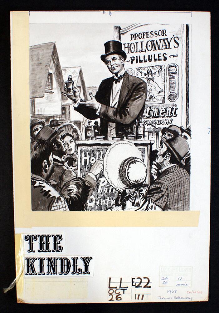 The Kindly Quack art by Clive Uptton