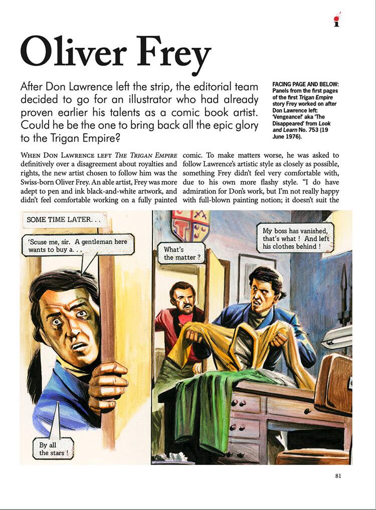 Oliver Frey, The Trigan Empire Artists' Special (Illustrators Special #17)