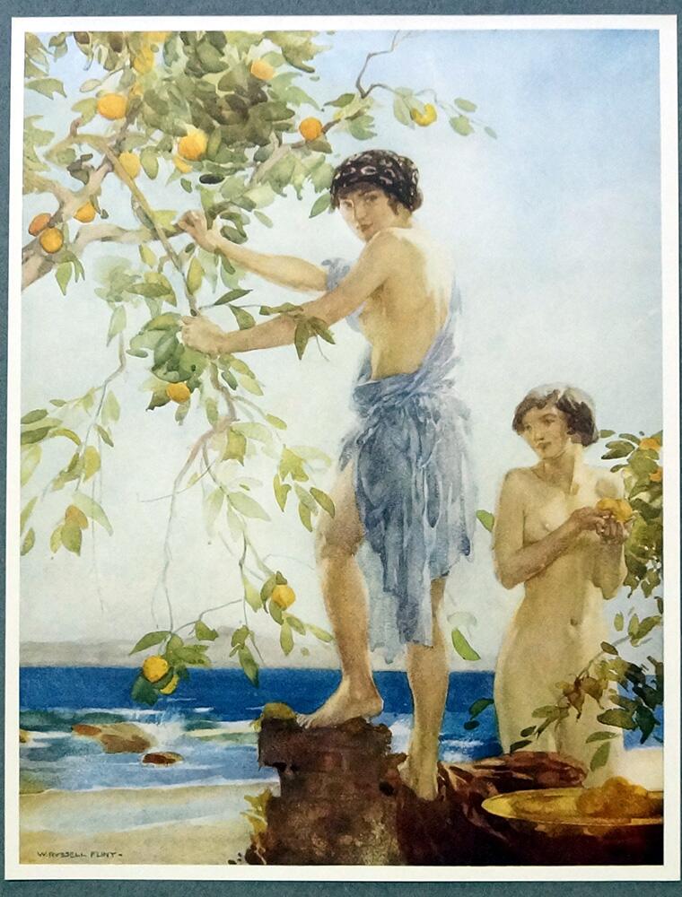 William Russell Flint and His Work: The Art of the Illustrator art by William Russell Flint