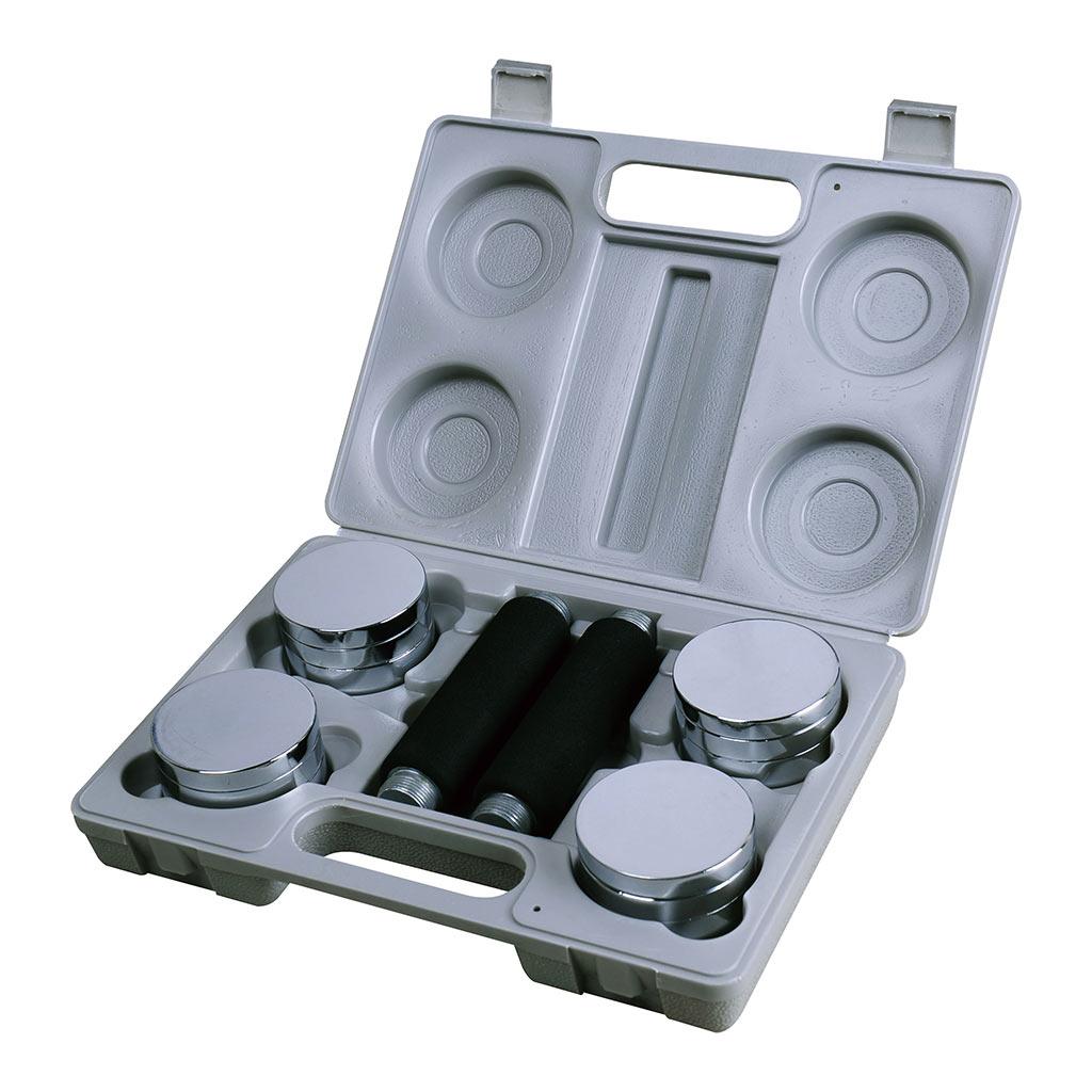 5KG Chrome Dumbbell Combination Set