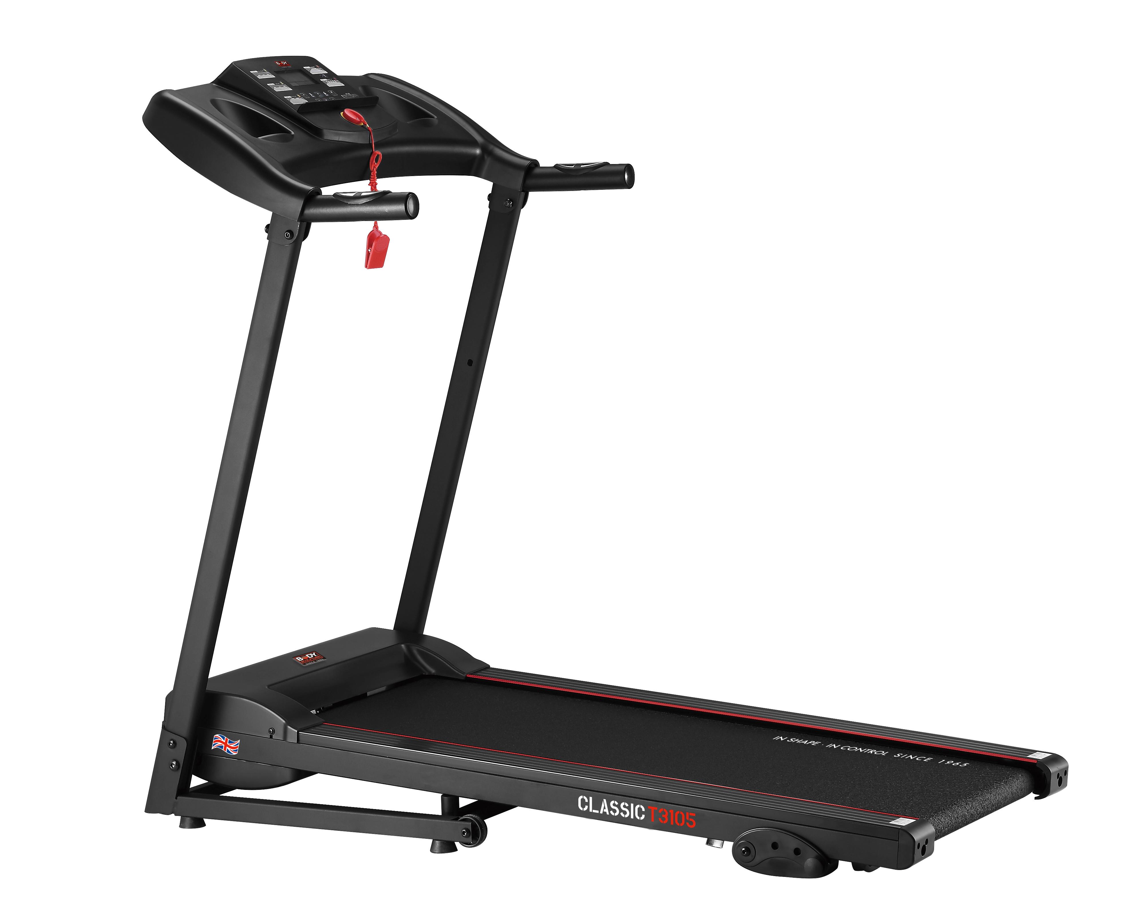 BT3105 Motorised Treadmill with 3 Section Manual Incline