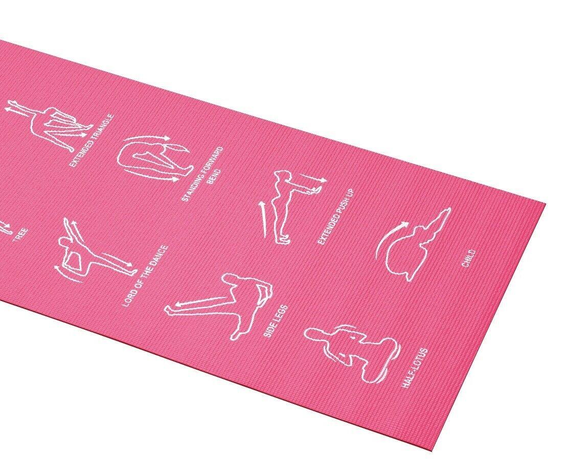 Instructional Yoga Mat
