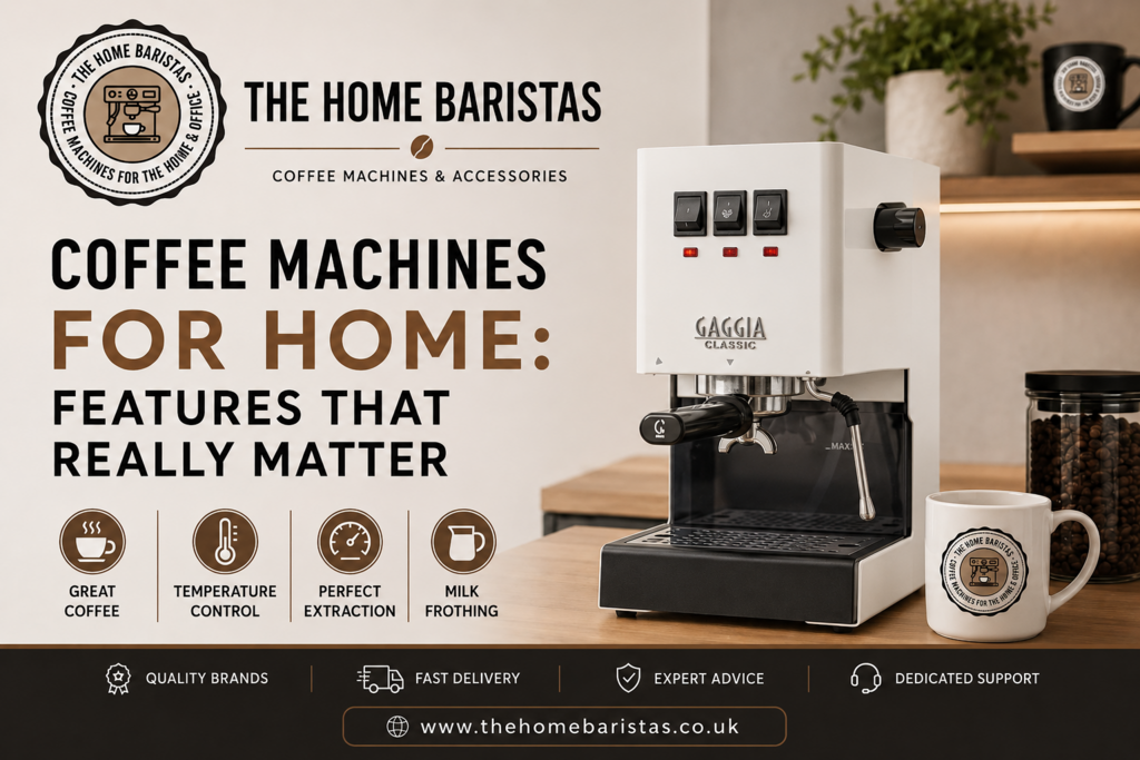 Coffee Machines for Home: Features That Really Matter