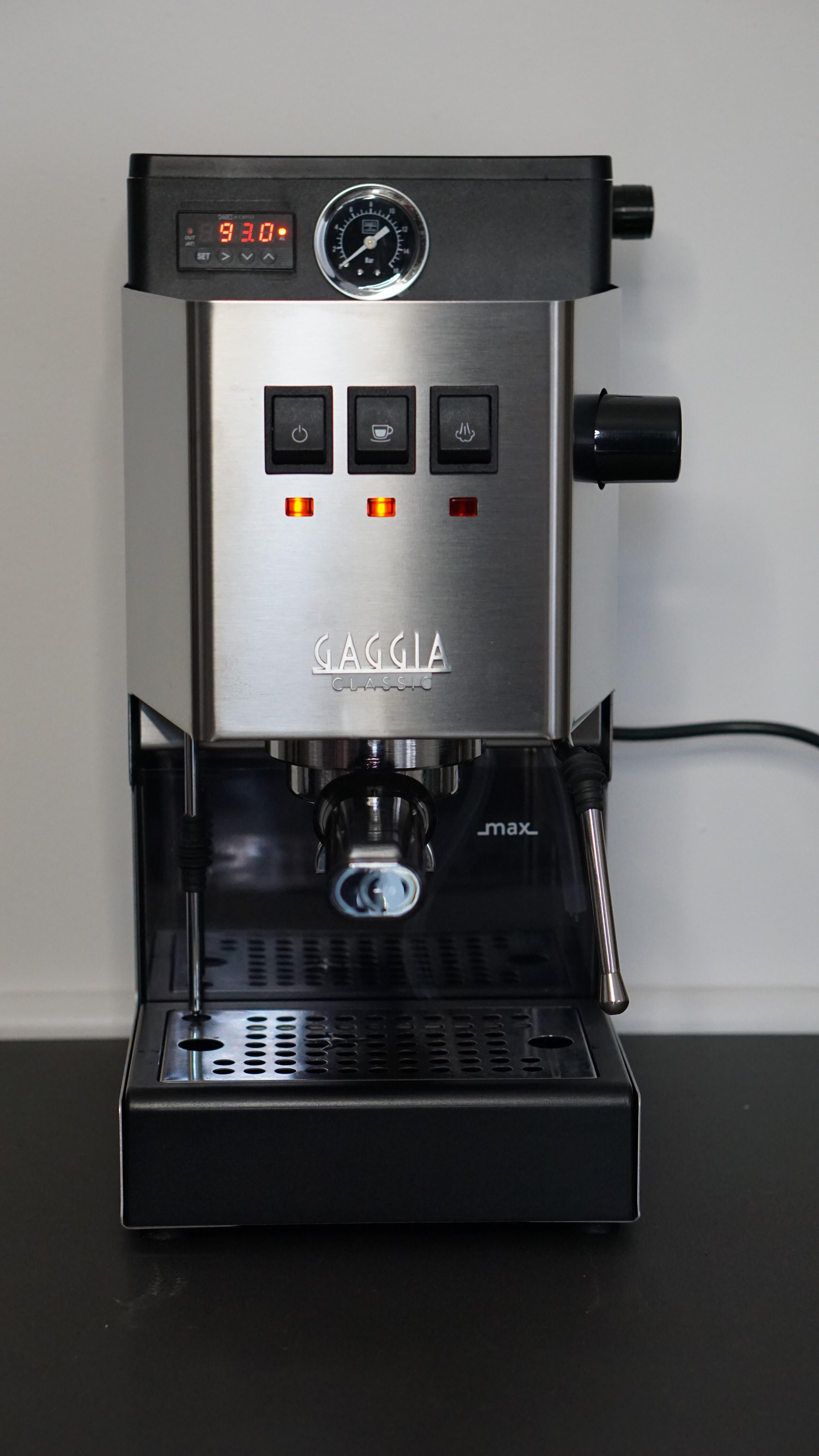Gaggia Classic Pro EVO 2023 customised with PID, Gauge, Dimmer & 9 Bar  Pressure Spring (All colours available)