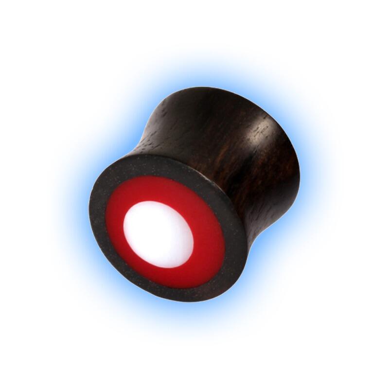 Organic Wood Areng With Red Target Inlay