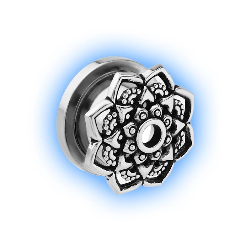 Stainless Steel Lotus Flower Screw Tunnel
