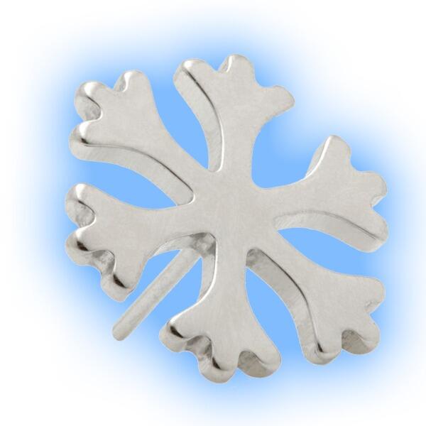 Snowflake - Threadless Body Jewellery Attachment