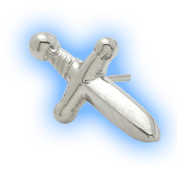Titanium Dagger - Threadless Body Jewellery Attachment