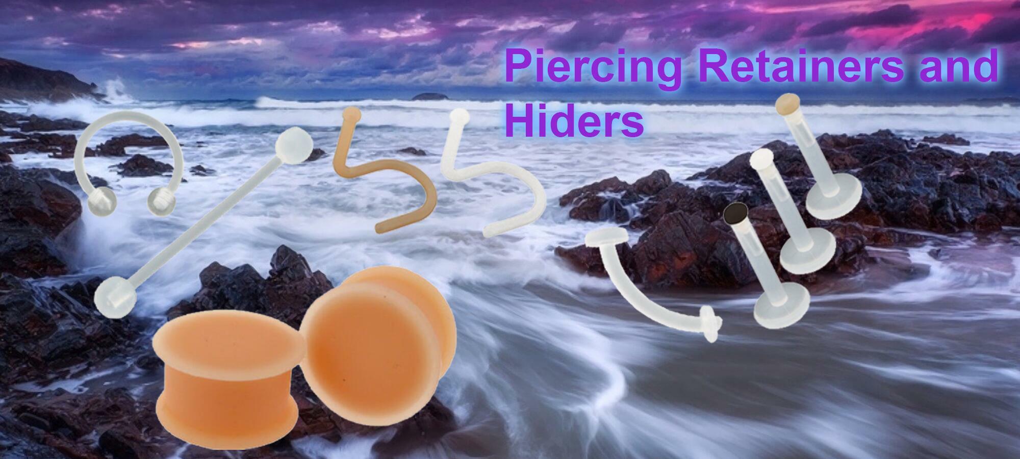 Body Piercing Retainer and Hider Jewellery