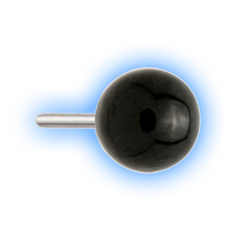 Black PVD Titanium Ball Threadless Attachment