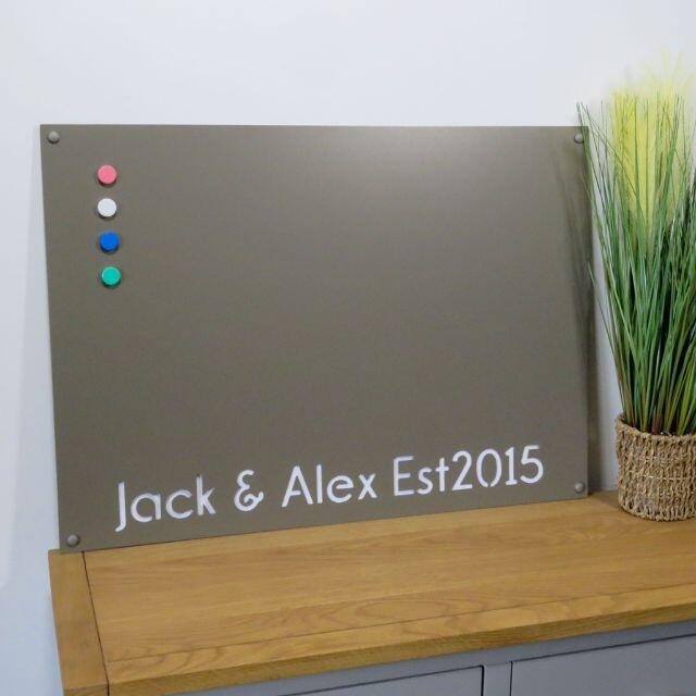 Personalised Magnet Board Makes a Great Wedding Gift