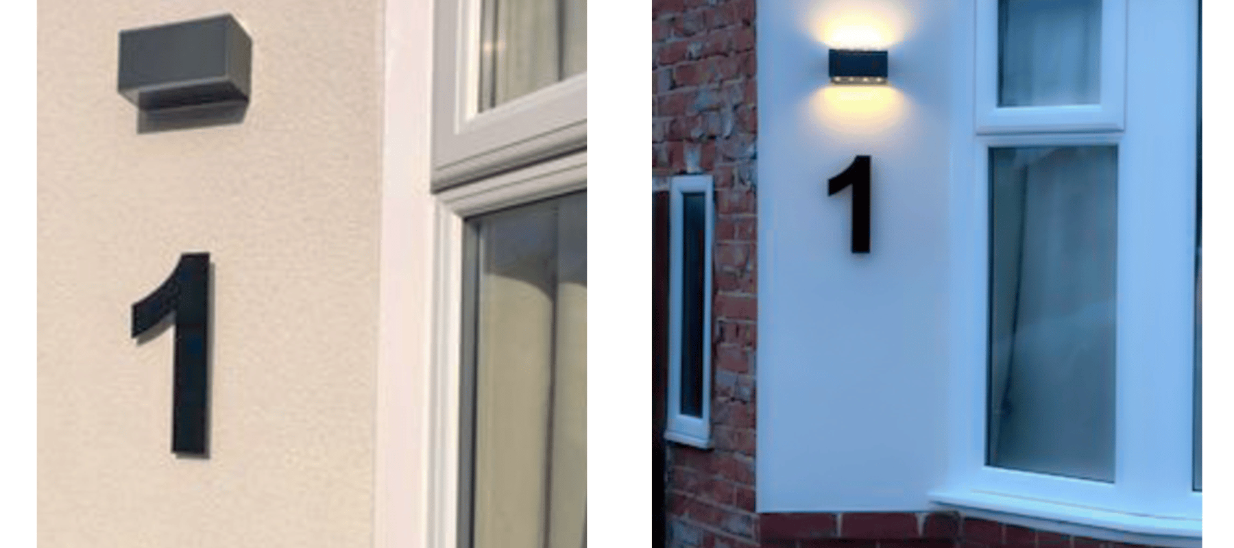 large house number signs