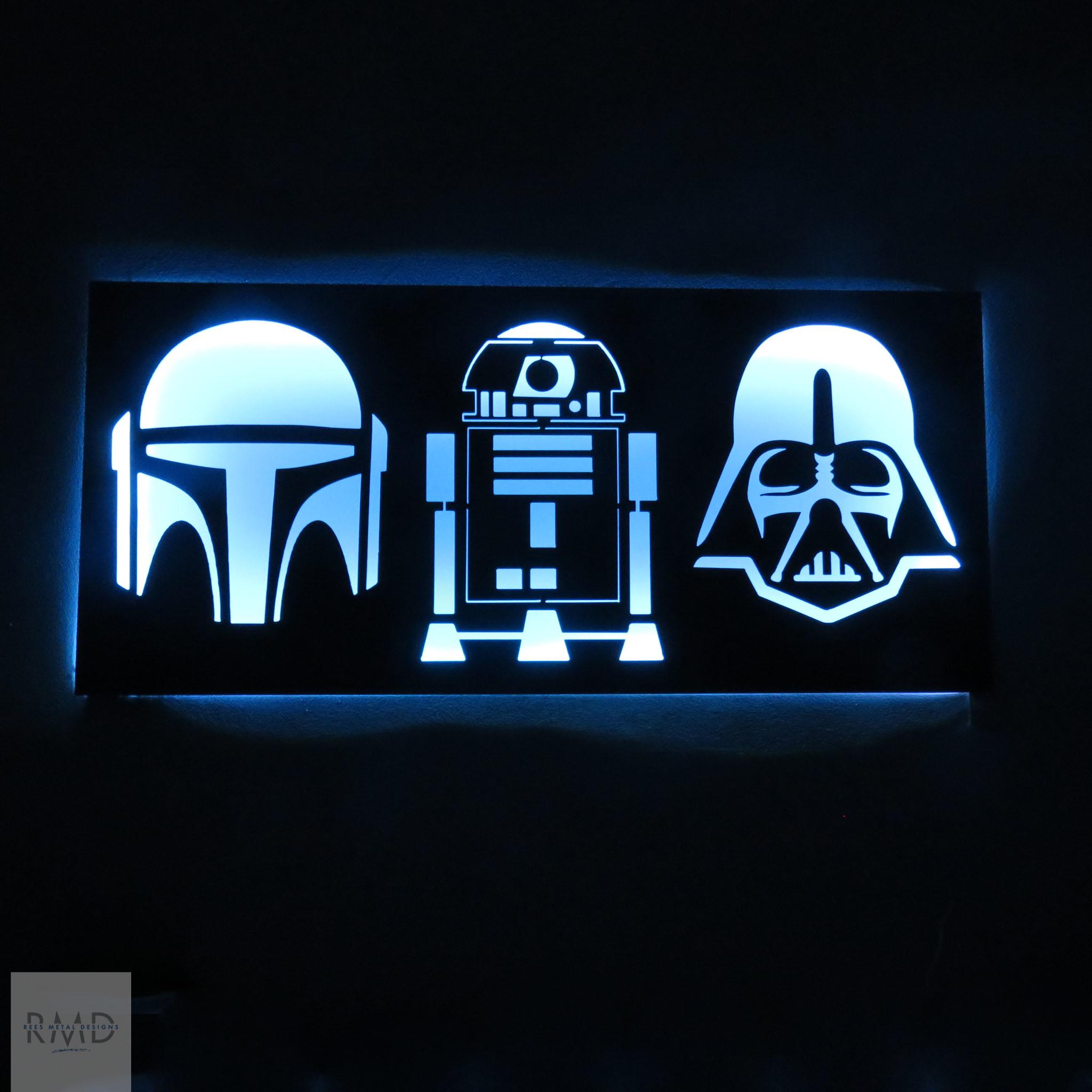 star wars themed sign 