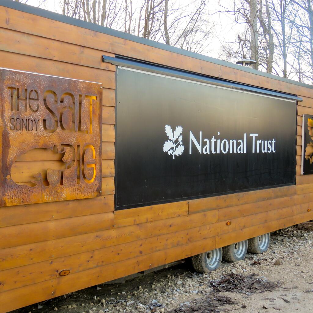 New Rusty Metal Business Signage for The Salt Pig