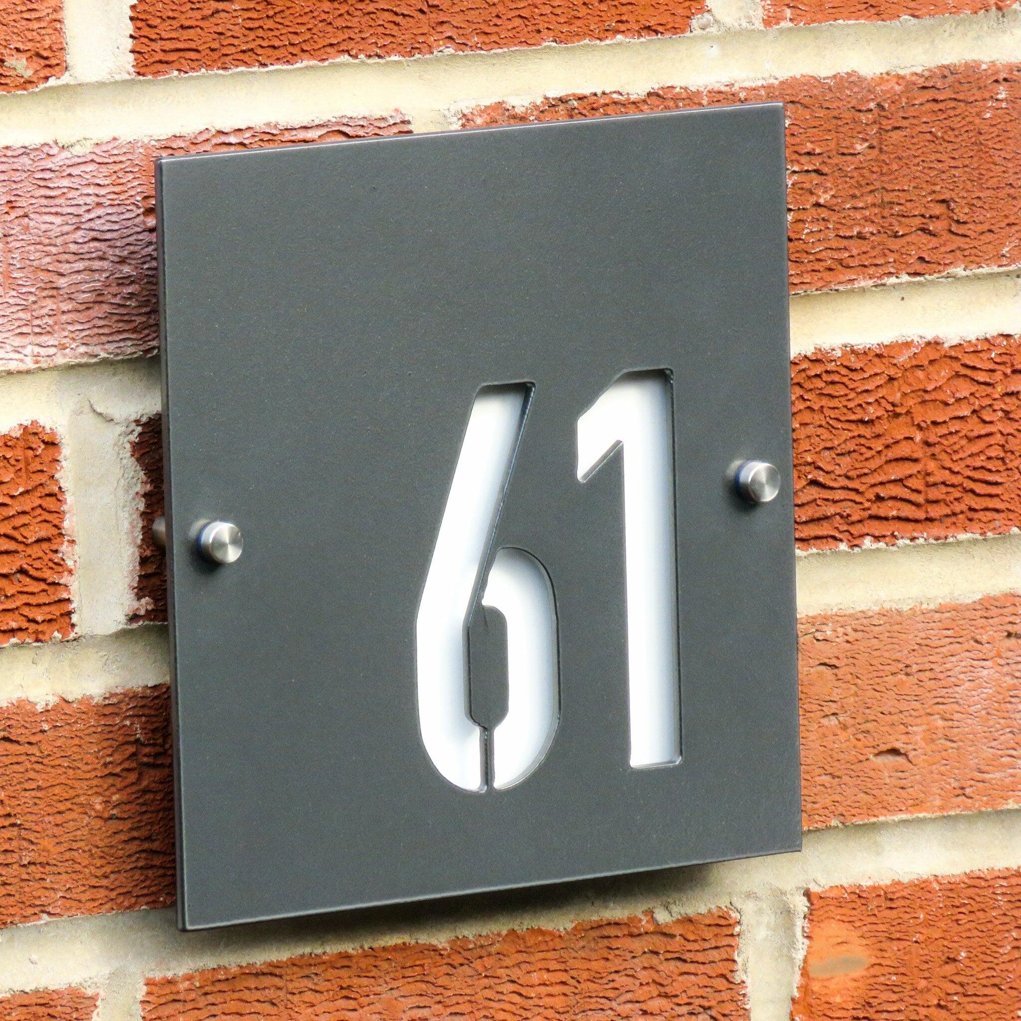 Metal Door Numbers