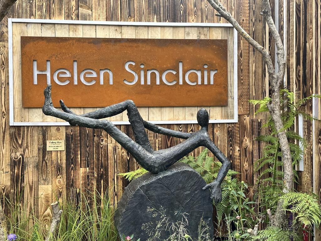 Corten Steel Signs at the Chelsea Flower Show