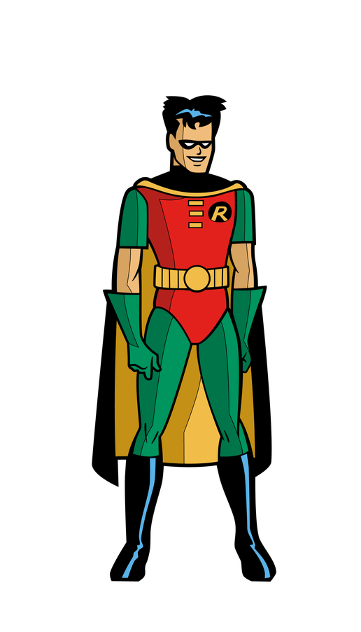 Robin Pin Dc FiGPiN Robin (0481) Batman the Animated Series 3-Inch Enamel Pin