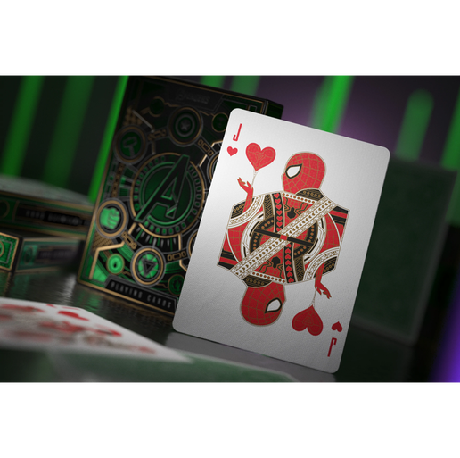 Avengers Green Edition The Infinity Saga Playing Cards by Theory11