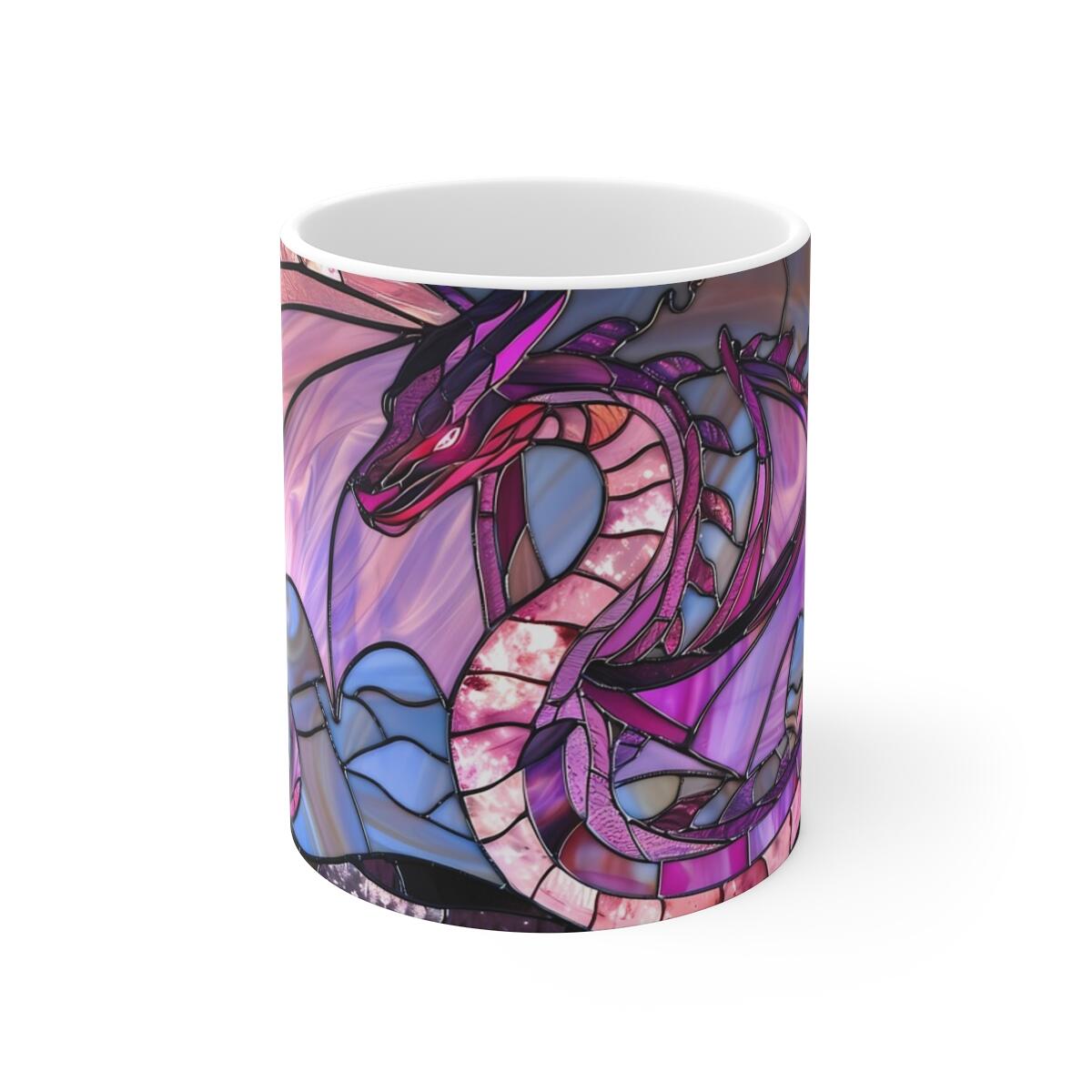 Stained Glass Dragon Collection 11oz Mug (O)