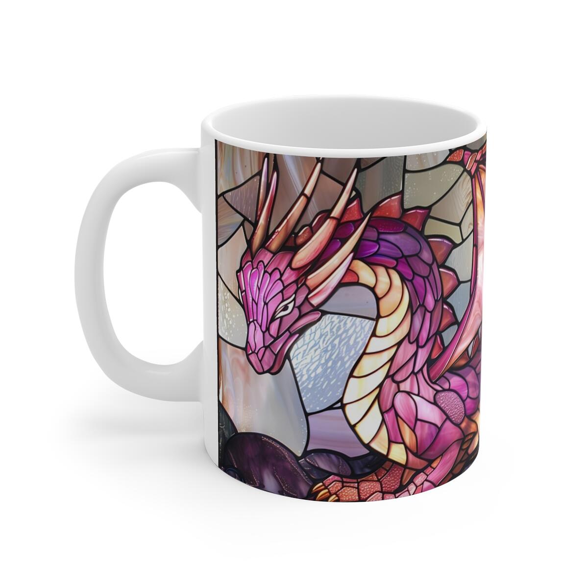 Stained Glass Dragon Collection 11oz Mug (Q)
