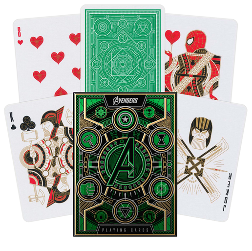 Avengers Green Edition The Infinity Saga Playing Cards by Theory11