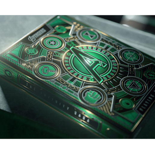 Avengers Green Edition The Infinity Saga Playing Cards by Theory11