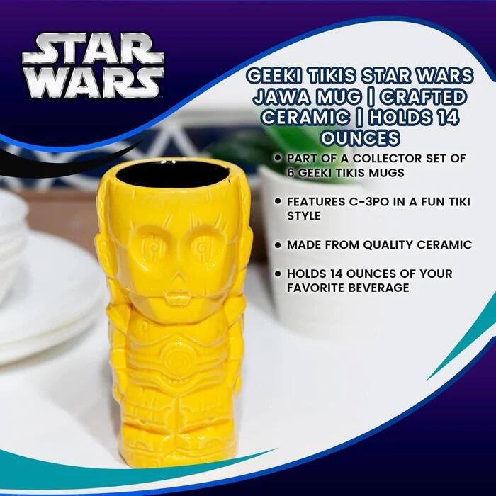 Ninja Ceramic Tiki Mug - 14 oz