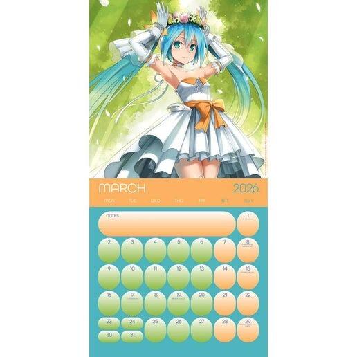 Hatsune Miku 2026 Square Calendar