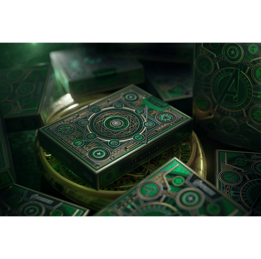 Avengers Green Edition The Infinity Saga Playing Cards by Theory11