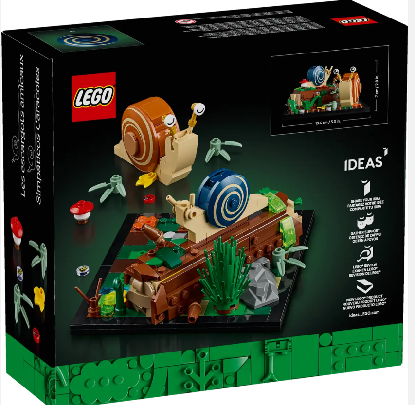 Lego® Ideas Friendly Snails Building Set (40788)