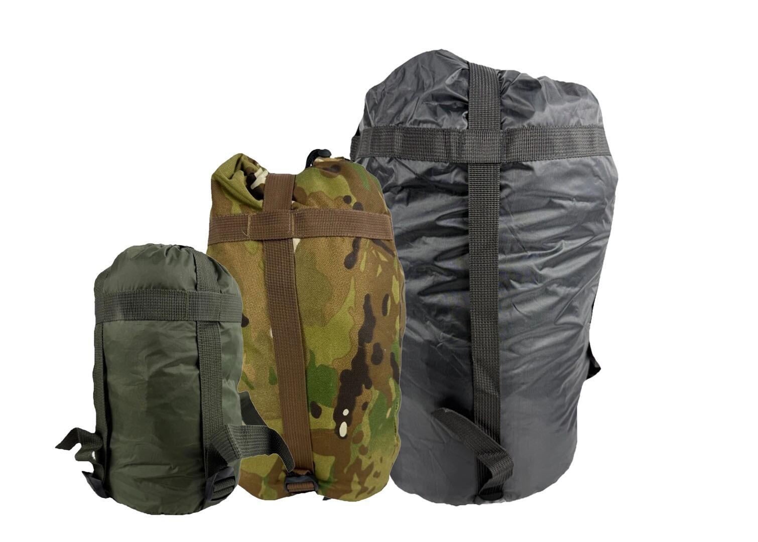 Alpha Tactical Compression Sack Sleeping Bag Stuff Bag with Straps Military