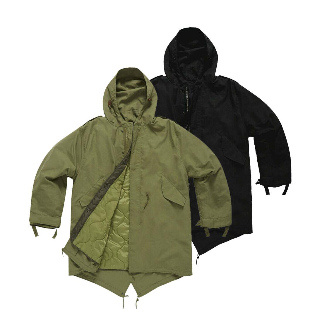 US Army M-51 Fishtail Parkas Black | Olive Green Size X-S to
