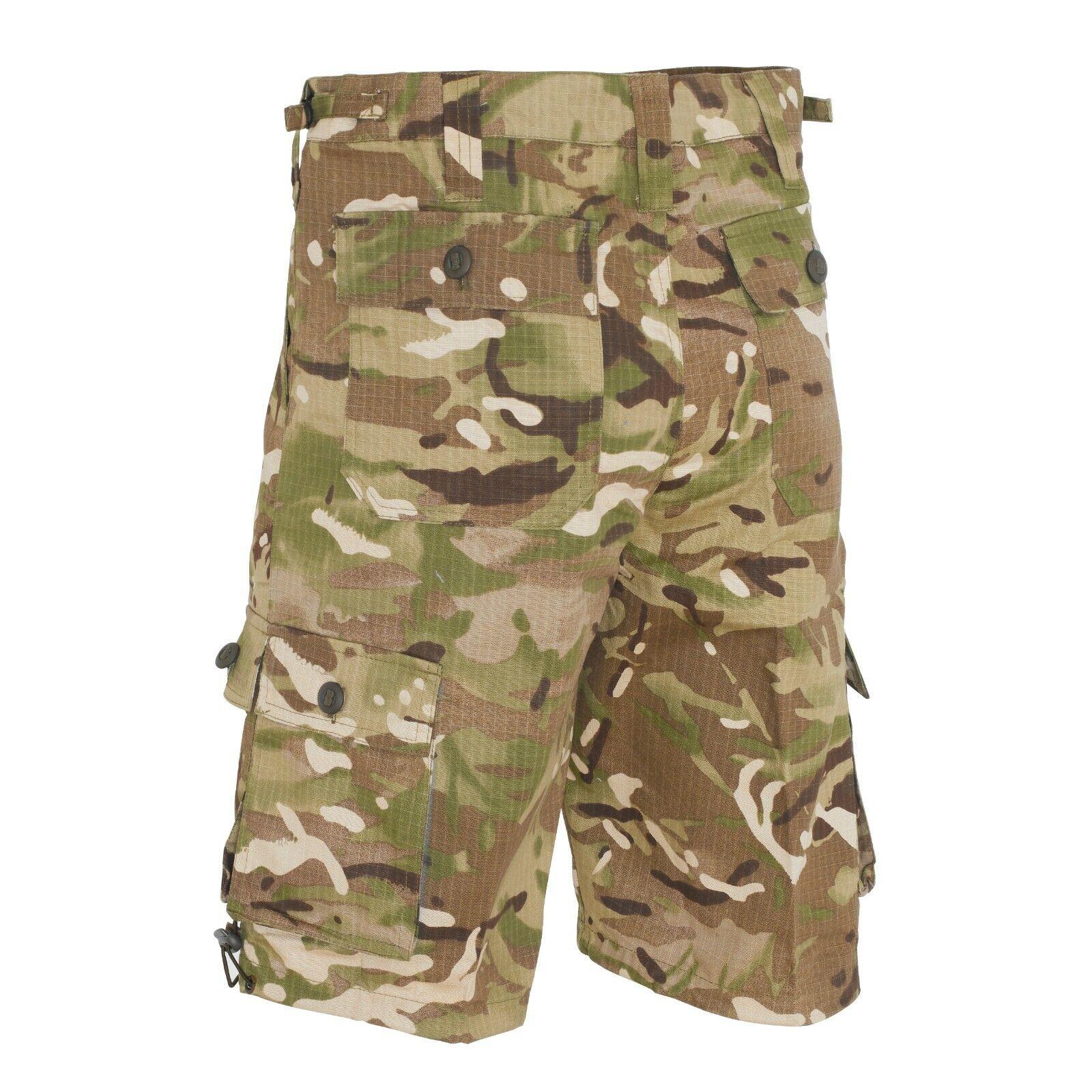 British army style mtp shorts PCS 3/4 Multi Camo Combat Warm Weather