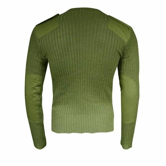 British Army Olive Green Commando Wool Jumpers sweaters pullovers.