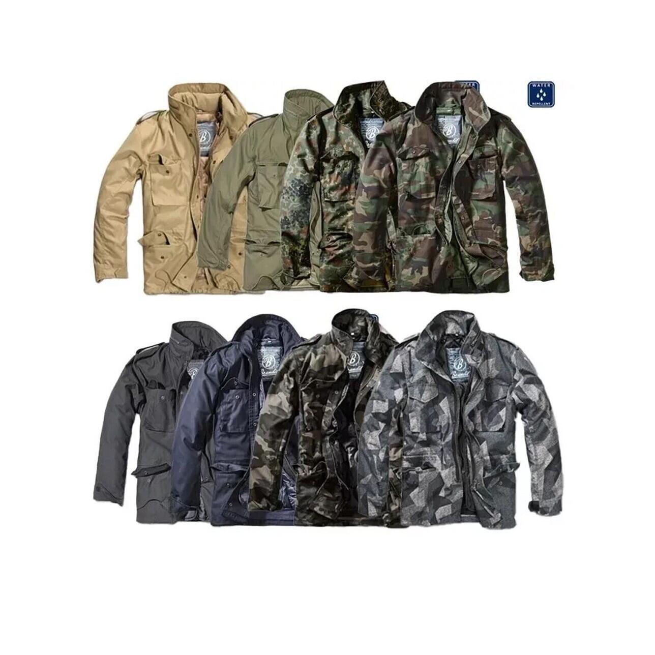 BRANDIT M65 STANDARD JACKET Military Patrol Mens Tactical Parka Water ...