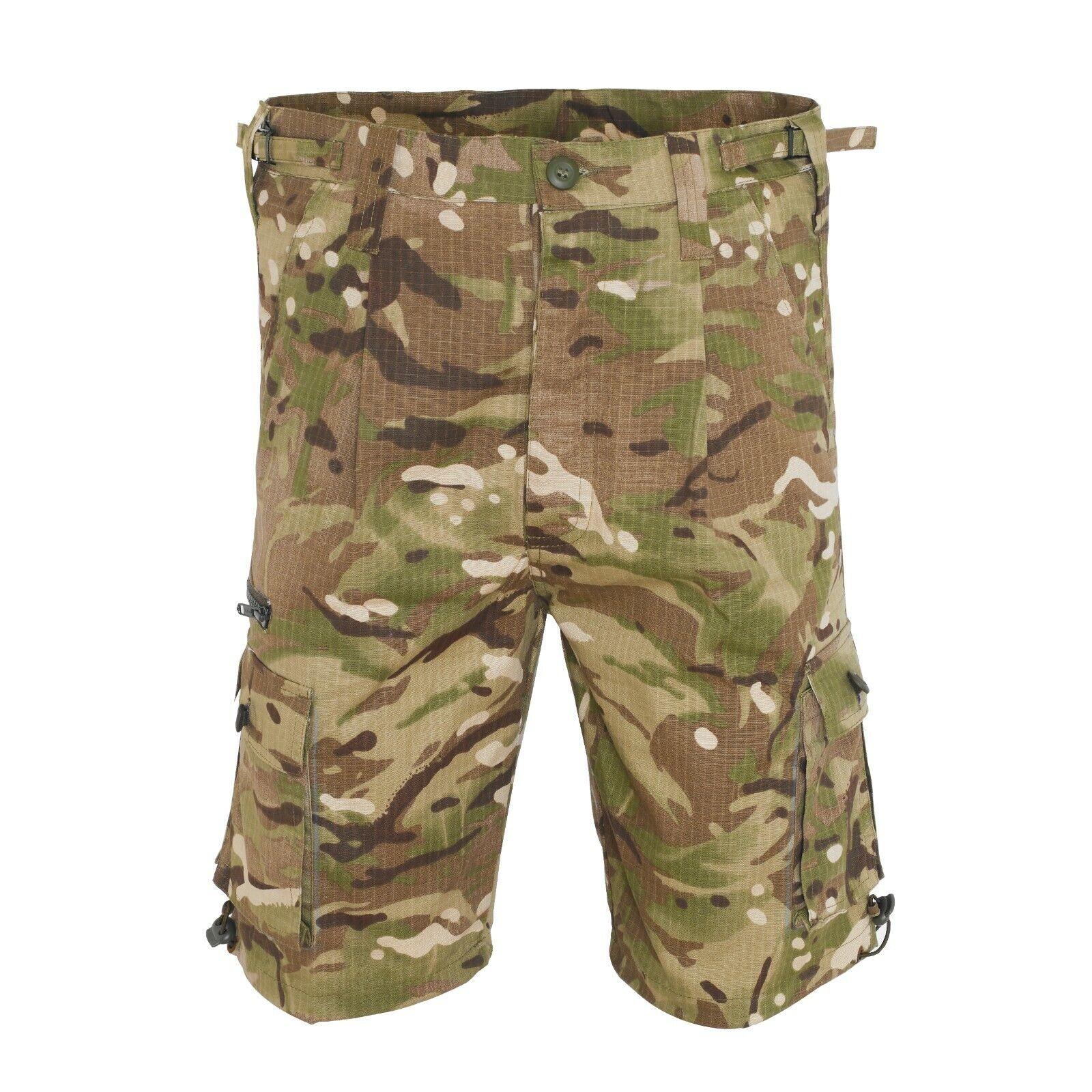 British army style mtp shorts PCS 3/4 Multi Camo Combat Warm Weather