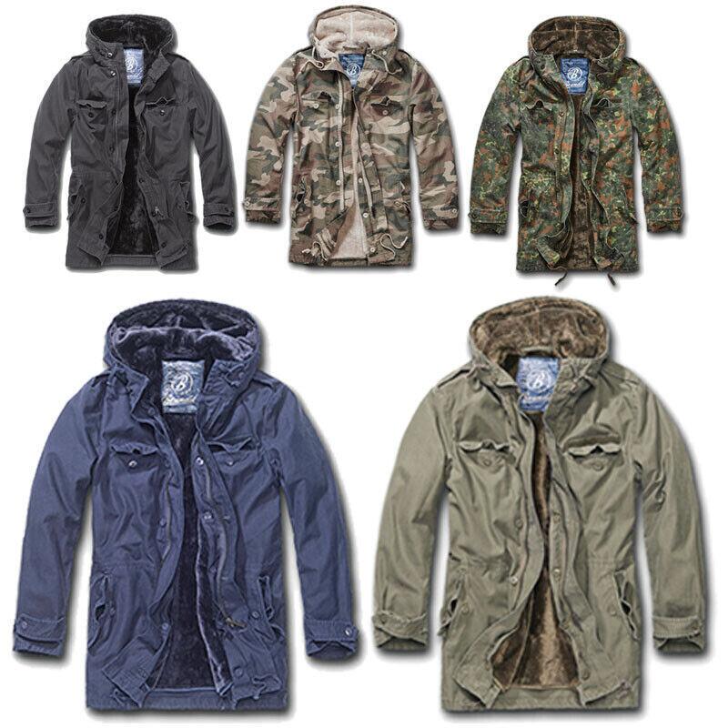Brandit Marsh Lake Teddyparka Marsh Lake Teddyparka Men heren, antraciet, S : Brandit
