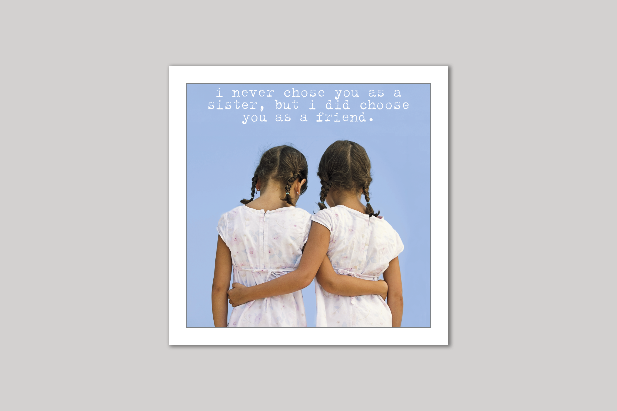 Sister and Friend sister card from Life Is Sweet range of greeting cards by Icon.