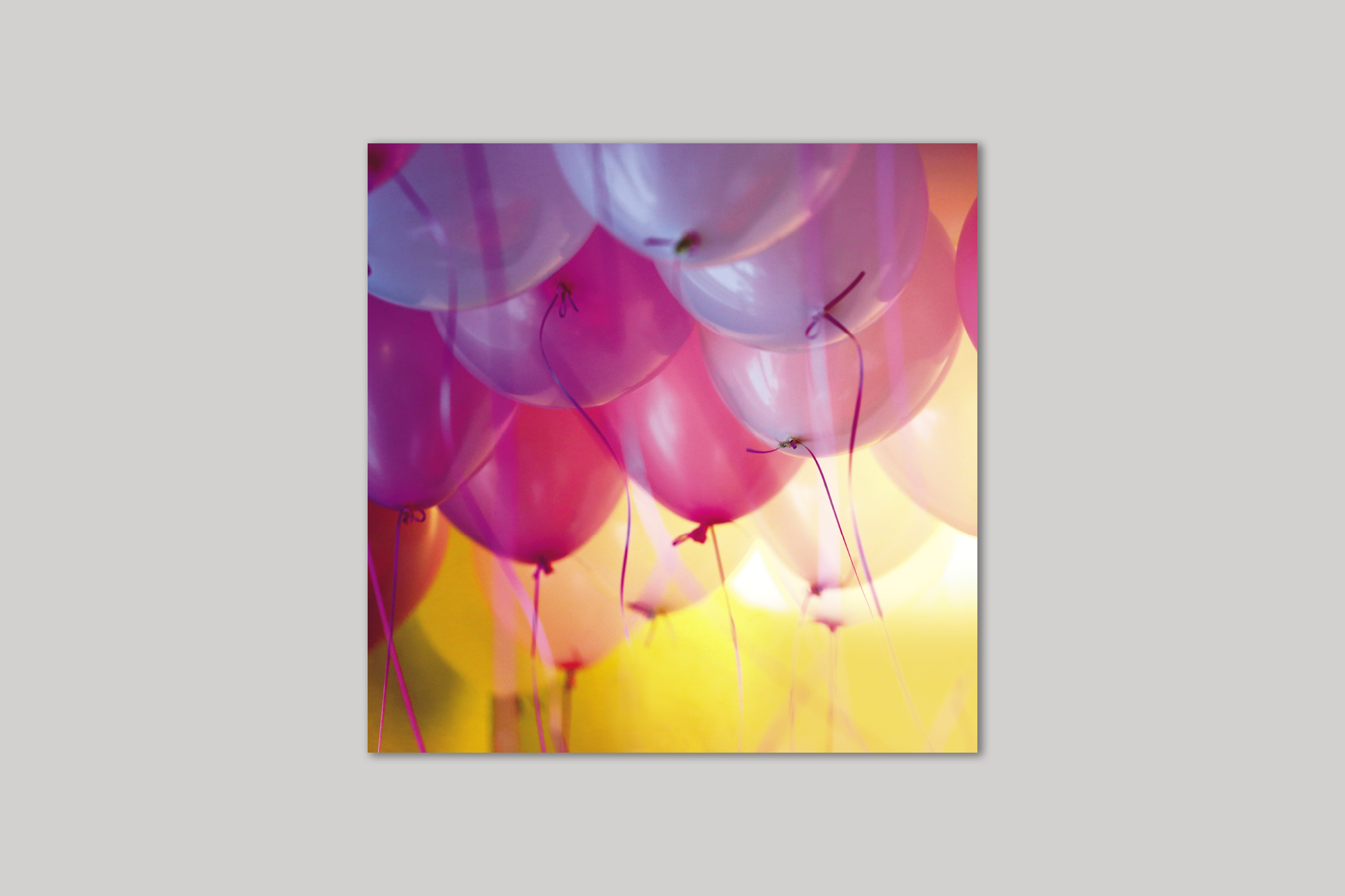 Party Balloons from Exposure range of photographic cards by Icon.