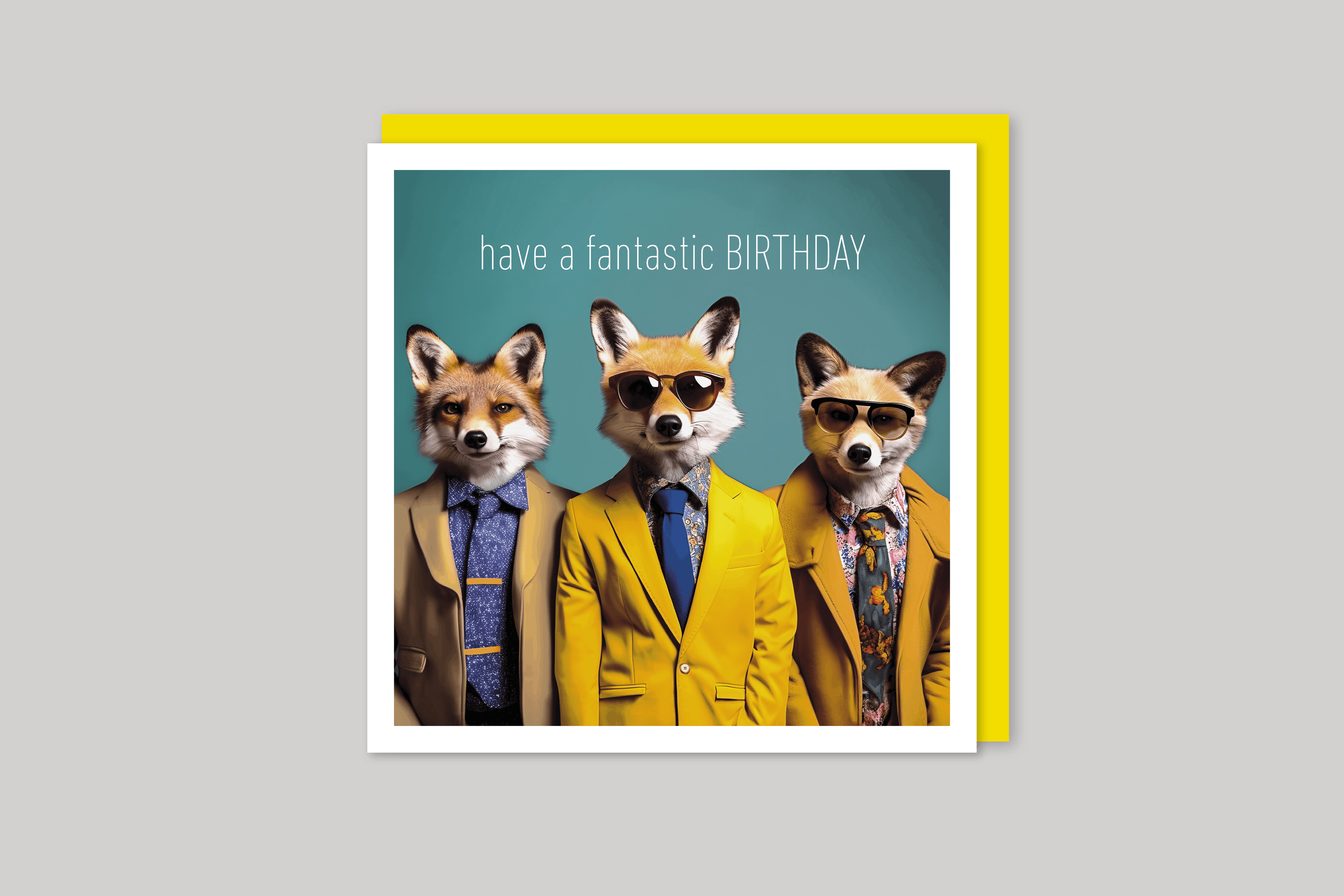 Have a Fantastic Birthday is from Coola Coola an uber-cool range of animal cards published by Icon, with envelope.