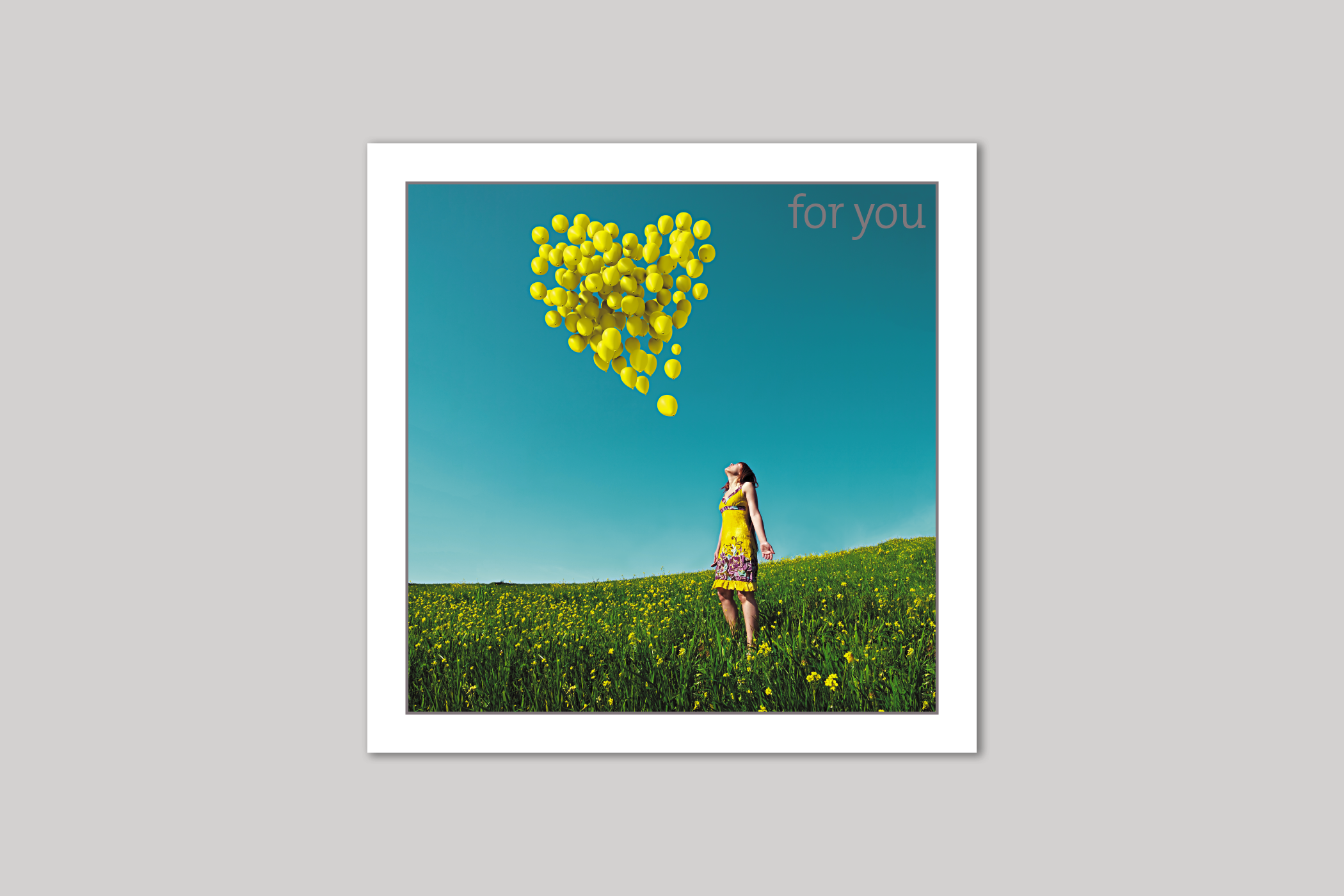 Blissful Balloons from Exposure Silver Edition range of greeting cards by Icon.