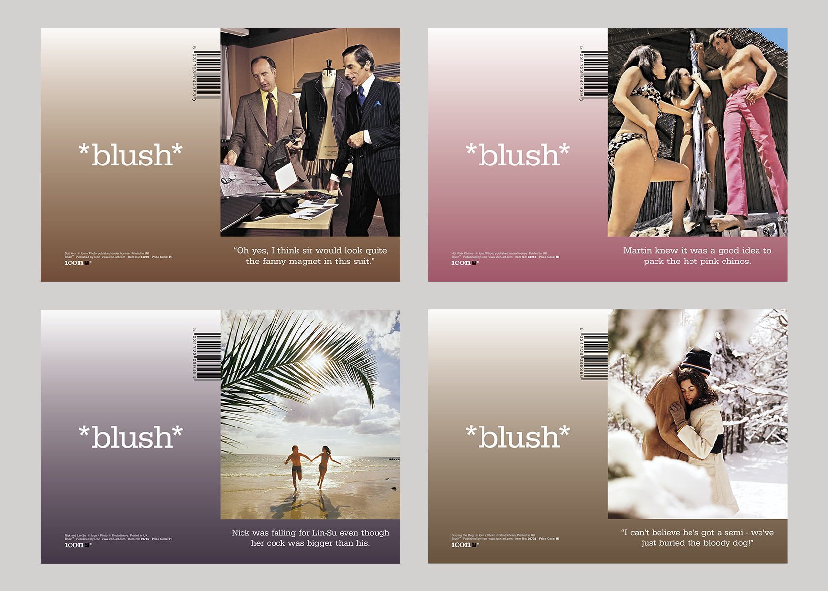 Blush Humour Cards | Icon