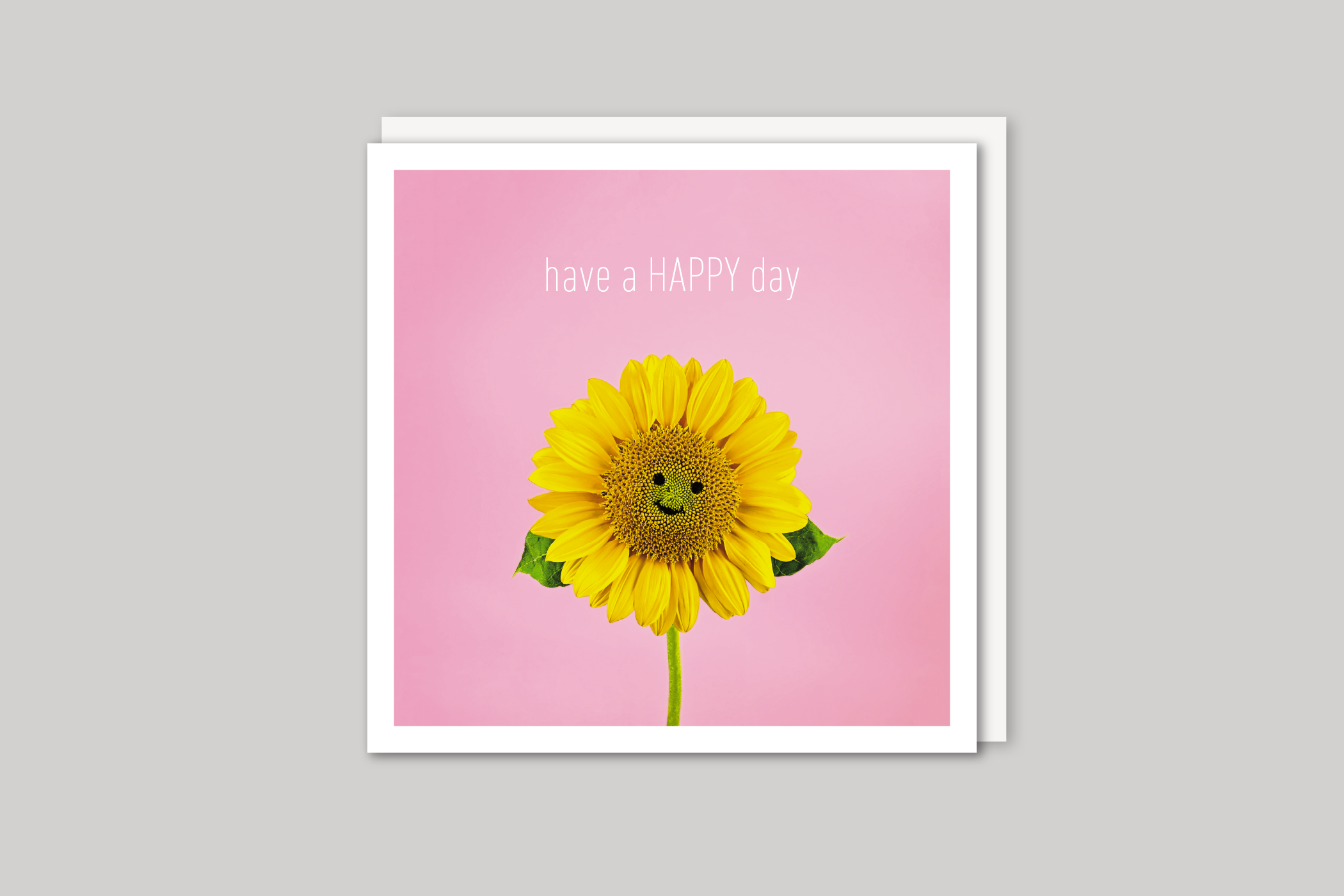 Have A Happy Day from Beautiful Days range of contemporary photographic cards by Icon, back page.
