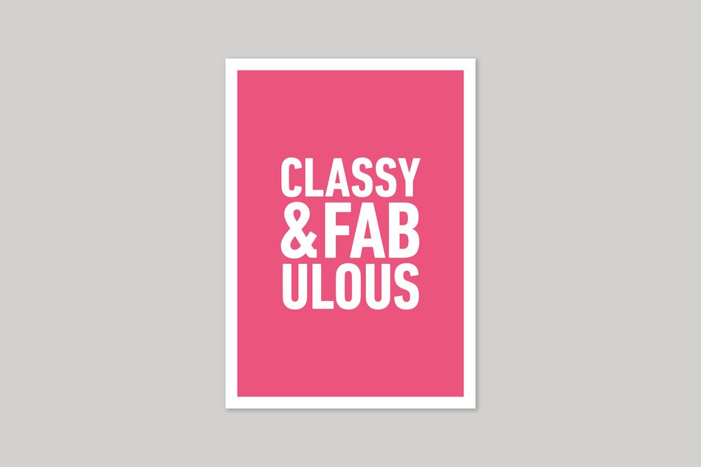 Classy & Fabulous Greeting Card Icon