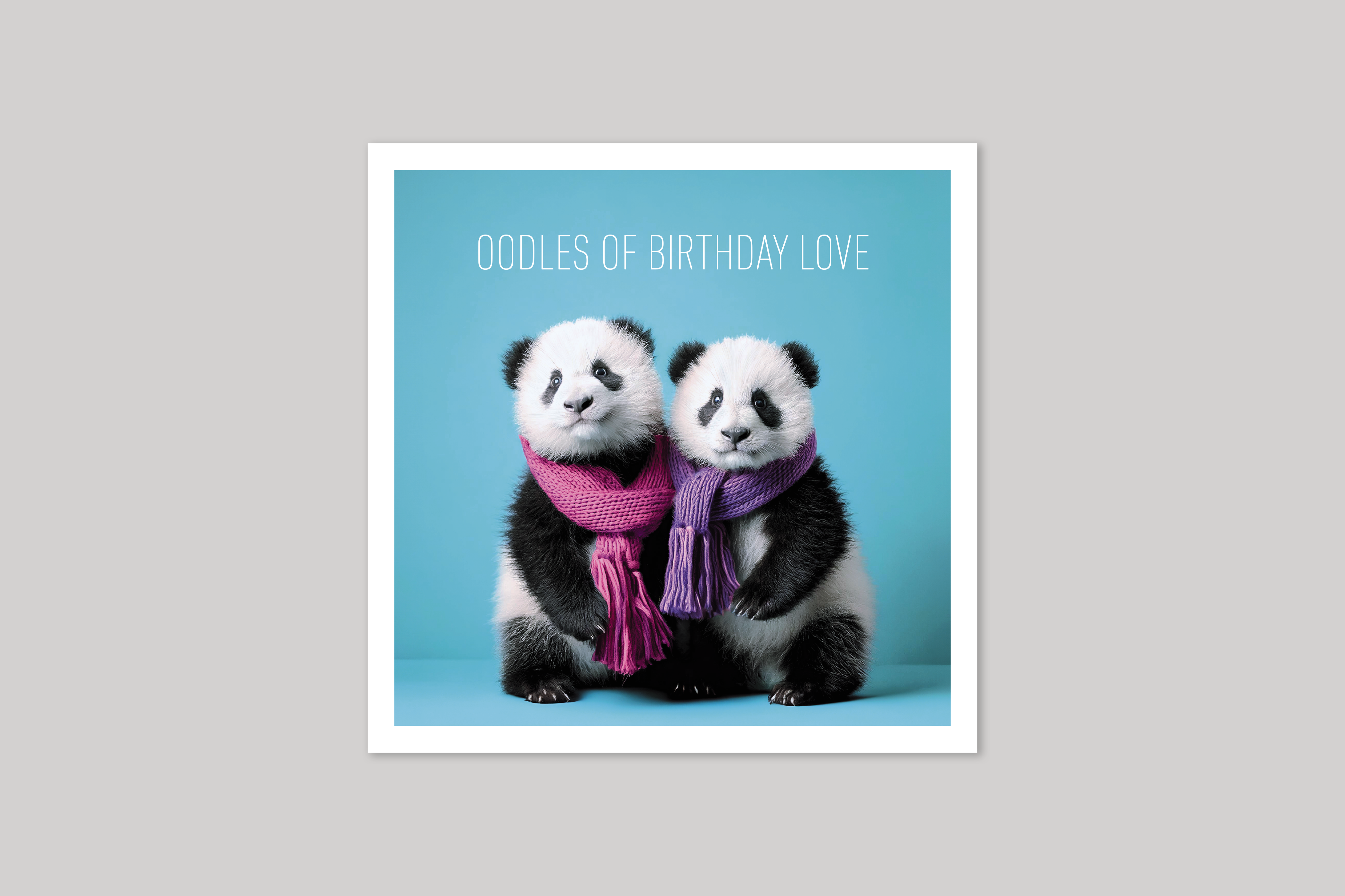 Oodles of Birthday Love is from Coola Coola an uber-cool range of animal cards published by Icon.