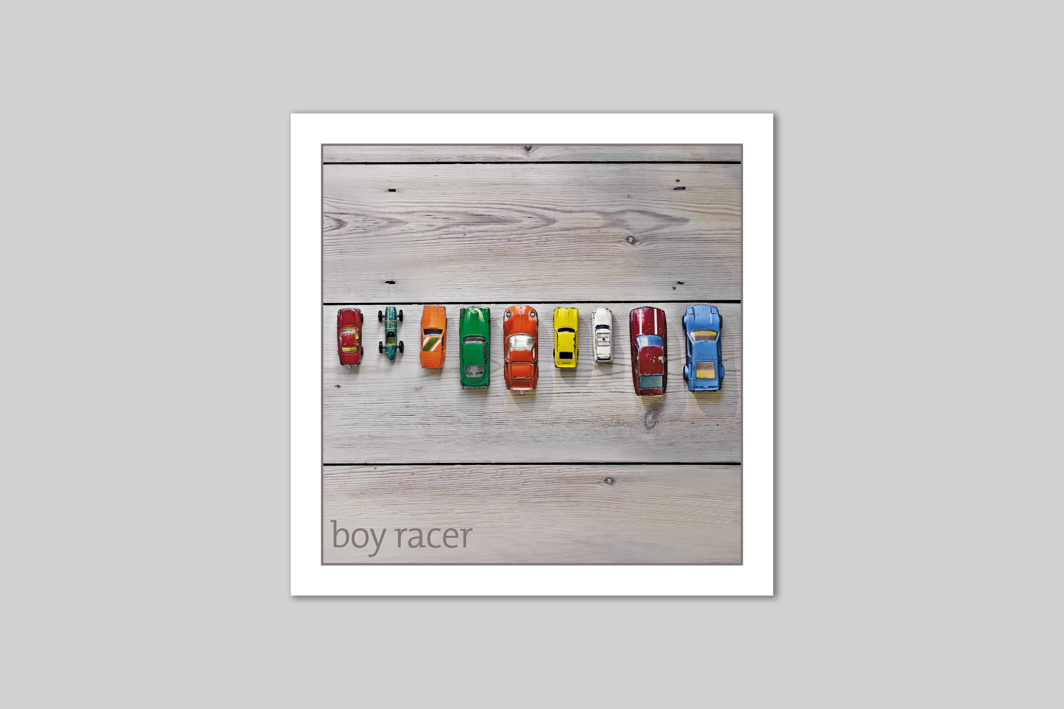 Boy Racer from Exposure Silver Edition range of greeting cards by Icon.
